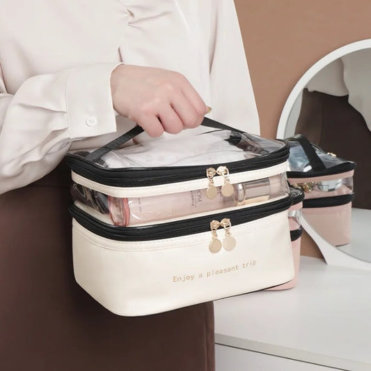Double-Door Pretty Cosmetics Organizer