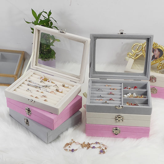 Mini Portable Jewelry Travel Organizer Box