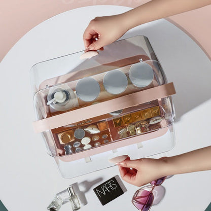 Double-Door Pretty Cosmetics Organizer