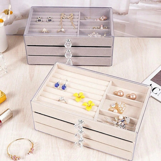 Transparent Jewelry Storage Organizer
